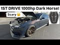 SCARY! 1st Drive 1000hp 2024 DARK Horse Mustang!