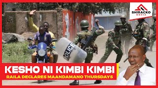 MAANDAMANO THURSDAY BACK! RUTO KWISHA. MR. KIMBI KIMBI