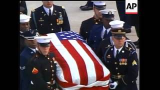 The state funeral for Gerald R. Ford arrived in Grand Rapids, Michigan Tuesday. The marching band fr