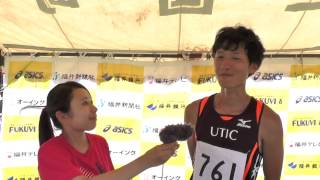 20150712 平成27年度福井県国体選考会 成年男子800m優勝ｲﾝﾀﾋﾞｭｰ