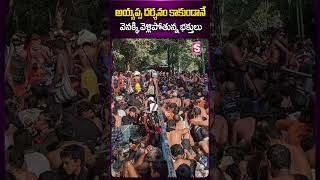 అయ్యప్ప దర్శనం కాకుండానే వెనక్కి వెళ్లిపోతున్న భక్తులు #ayyappaswamy #shabarimala #sumantv #viral