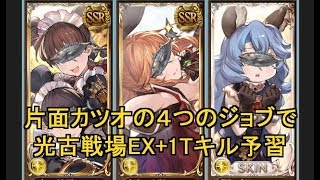 【光古戦場】片面カツオでEX+1Tキル予習【グラブル】