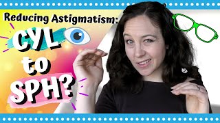 REDUCING ASTIGMATISM: Swapping Cyl to Sph - When to do it | EndMyopia Student | Sph Cyl Axis