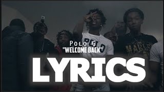 Polo G Welcome back