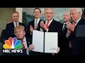 President Donald Trump: Israel Has 'Sovereign Right Over The Golan Heights' | NBC News