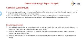 Evaluation Techniques