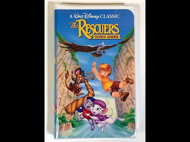 The Rescuers Down Under 1991 Vhs