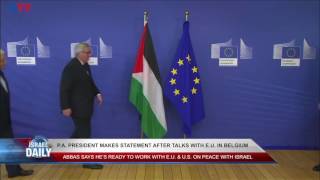 Abbas Says He's Ready to Start Working with EU and UN on Peace with Israel