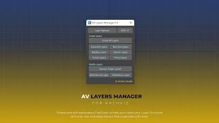 AV Layers Manager | Free Maxscript