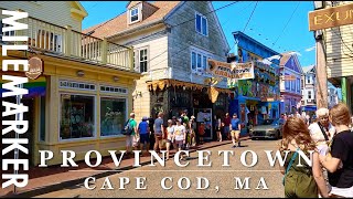 [4K] Commercial Street Cape Cod: Provincetown, MA 4K City Scenic Walk with Binau