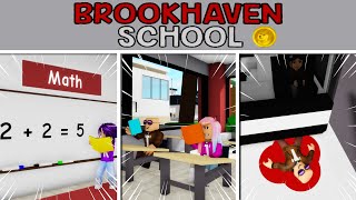 Our first day at Brookhaven School and things turn BAD! | Roblox Roleplay