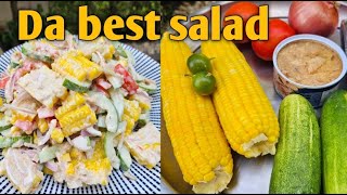 Corn  cucumber salad