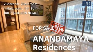 FOR SALE - Anandamaya Residence .2BR  2Bathroom 131Sqm - Fully Furnished. IDR 7,5 Billion NEGO