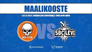 Maalikooste: RSB-Team - SBC Levi 2-3 | Liikuntahalli, Sodankylä 9.12.2023