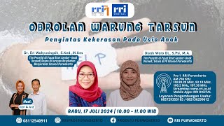 Penyintas Kekerasan Pada Usia Anak - Obrolan Warung Tarsun