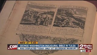 George Washington's Inaugural Bible In Tulsa Today Only