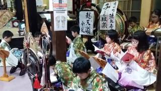 子ども雅楽法泉寺宗祖讃仰音楽法要