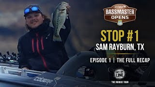 Bassmaster Open Stop #1 | Sam Rayburn | Full recap of my first tournament as a rookie pro