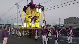 土居秋祭り　八日市太鼓台　藤原太鼓台　端管合わせ　2024.10.13