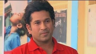 Tendulkar celebrates NDTV-Coca Cola's Support My School Campaign