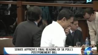 NewsLife: Senate approves final reading of SK Polls  Postponement Bill || Sept. 16, 2013