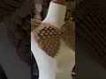 Cardboard Dragon Scale Bust Collar