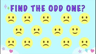 10 Attention Tests for Beginners to Find the Odd One Out l Can You Spot the Difference?