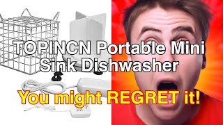 Topincn portable mini sink dishwasher review: efficient countertop dishwasher for home kitchen