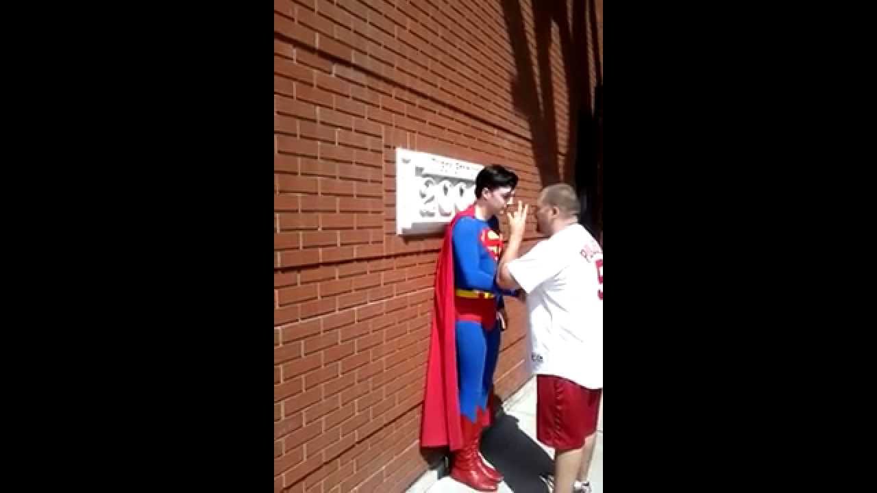 Superman Hypnotized At Busch Stadium Mp4 Youtube