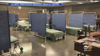 Overwhelmed San Bernardino County Hospitals Running Out Of Space