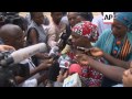 Parents of missing girls watch video