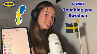 ASMR teaching you Swedish *rambling in Swedish*