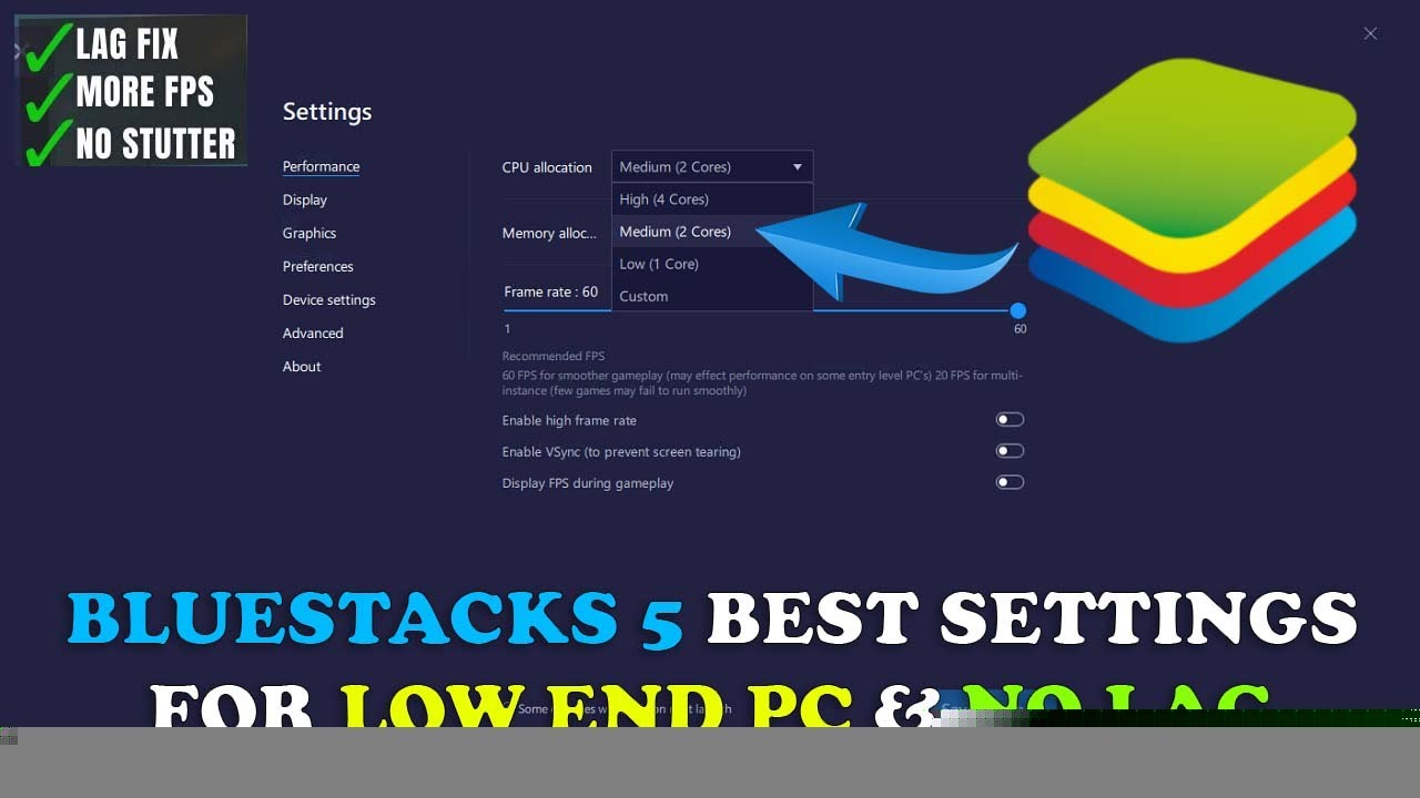 Bluestacks 5 Best Settings For Low End Pc - Graphicskda