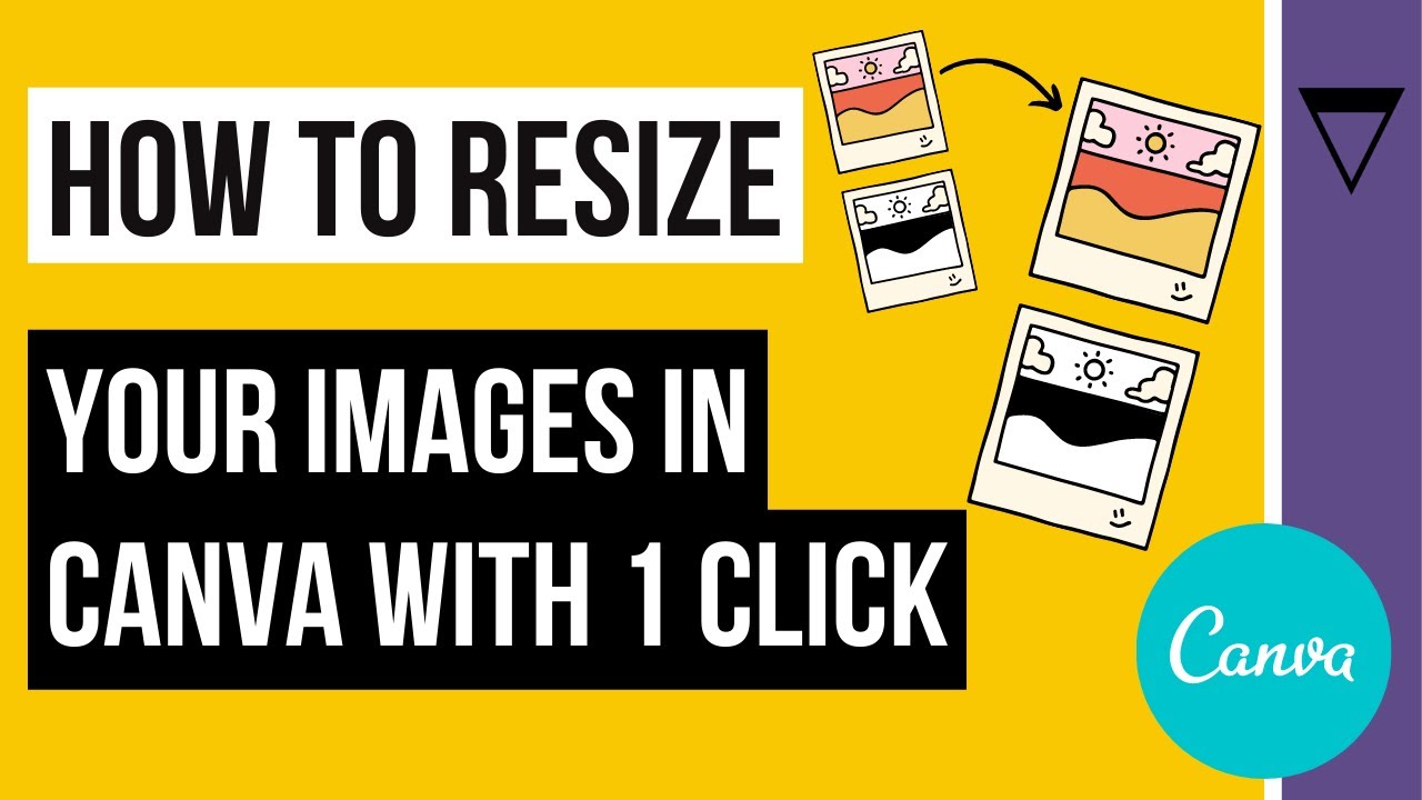 How To RESIZE Images In CANVA With 1 Click! - YouTube