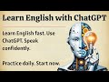 How to Learn English with ChatGPT | Step-by-Step Guide | Improve Your English Fluency ✅ | ESL