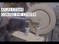 Atlas Cedar Bowls - Coring the Center