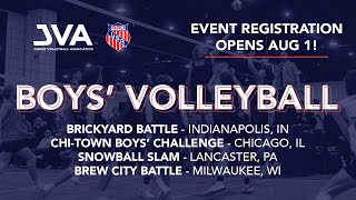 Boys' Volleyball Tournaments - JVA \u0026 AAU Boys' Volleyball - Event Registration 2024-2025 Season