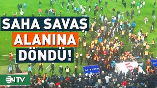 Trabzonspor, Fenerbahçe Derbisinde Maç Sonu Saha Karıştı! | NTV