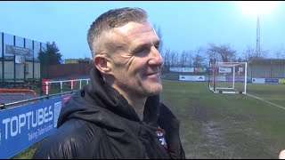 Post-match interview - Stourbridge 1-3 Kettering Town