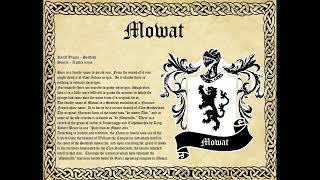 Mowat Surname Family History and Coat of Arms