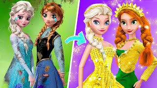 Elsa and Anna from Broke to Rich / 30 Frozen DIYs