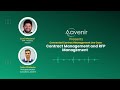 8 - Connected Contract Management Use Case - Contract Management and RFP Management