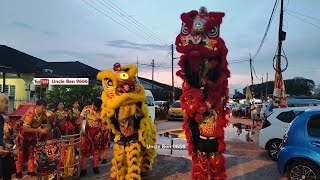 2023 The Blissful Lion Dance Performance @ Rawang #万挠十八英哩关帝圣君成立十九周年千秋宝诞纪念日 #士拉央峇鲁忠義廟華興醒獅團