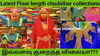 Sri veera's creations/Latest Heavy Designer floor length readymade chudidhar collections (1st floor)