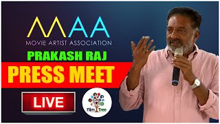 Actor Prakash Raj PRESS MEET LIVE On MAA Elections 2021 | Nagabau Babu | Film Tree