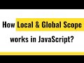 ✅ JavaScript Scope |  JavaScript Variable Scope | JavaScript Global Scope | JavaScript Local Scope