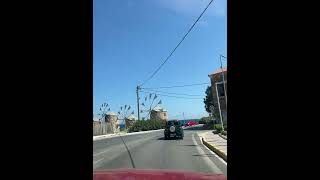 Are Chios Windmills worth to see? #windmill #sea #greece #chios #sakız #street #car #taxi #beach #1m