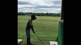 Advaith At The Driving Range