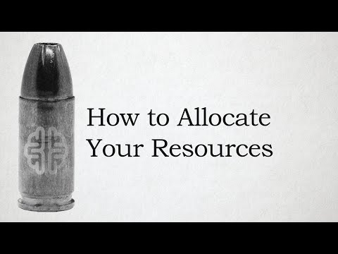 How do you allocate your resources?