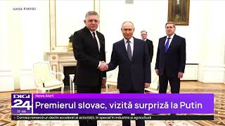 Vladimir Putin l-a primit pe premierul slovac Robert Fico la Kremlin